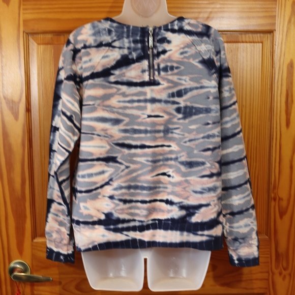 Young Fabulous & Broke Tie Dye Zip Sweater Medium - Picture 7 of 12